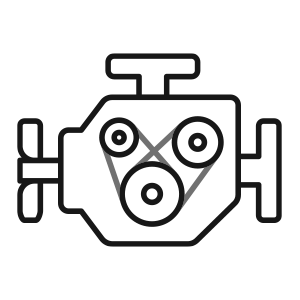 indicating the engine type