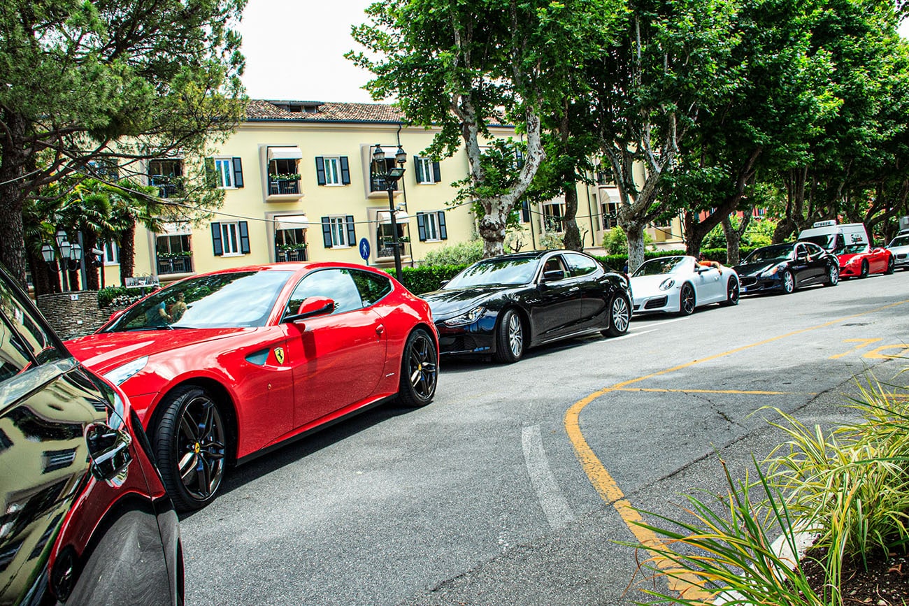 Solitalia Tour Vimar including ferrari roma, ferrari 296, maserati , porsche